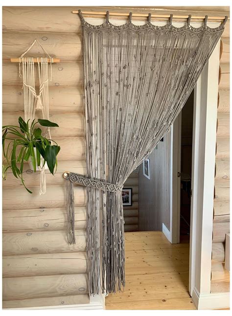 This item WOOW DEPOT Wooden Beaded Curtains Natural Wood Bamboo Door String Curtains for Doorways Boho Hanging Beads Curtains Room Divider Home Decor - 52 Strands35 x 75 Inch 49. . Beaded curtains for doorways